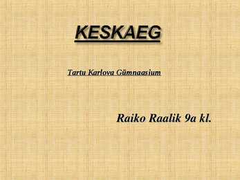 Keskaeg