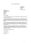 Letter of application