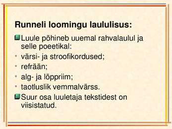 Hando Runneli elulugu ja looming #11