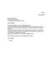 A formal letter