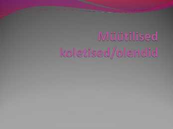 Müütilised olendid