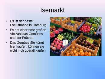 Hamburgi marketid- Hamburg hat viele Märkte #3