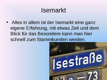 Hamburgi marketid- Hamburg hat viele Märkte #5