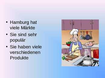 Hamburgi marketid- Hamburg hat viele Märkte