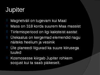 Päikesesüsteem #15