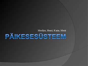 Päikesesüsteem