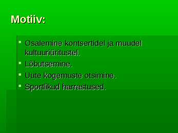 Turismialad #15
