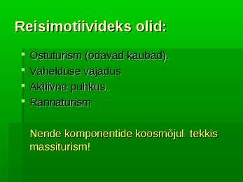 Turismialad #8