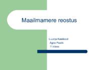 Maailmamere reostus