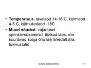 Ladude planeerimine #11