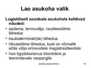 Ladude planeerimine #19
