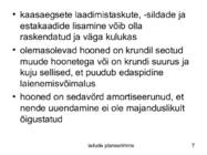 Ladude planeerimine #7