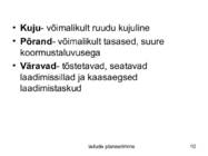 Ladude planeerimine #10