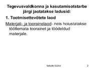 Ladude tüübid #2