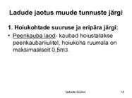 Ladude tüübid #14