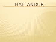 Halli andur