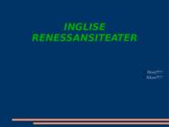 Inglise Renessansiteater