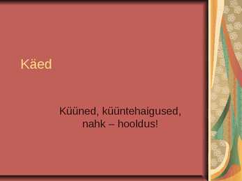 Küünte seenhaigused - Esitlus #2
