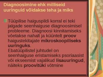 Küünte seenhaigused - Esitlus #15