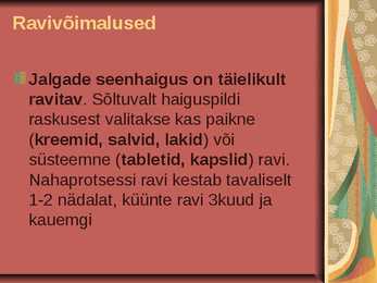 Küünte seenhaigused - Esitlus #16