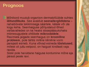 Küünte seenhaigused - Esitlus #17