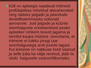 Küünte seenhaigused - Esitlus #24