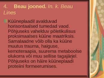Küünte seenhaigused - Esitlus #37