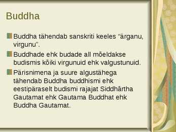 Budism #6