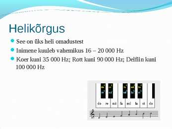 Helilained ja selle omadused #6