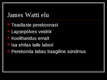 James Watt #4