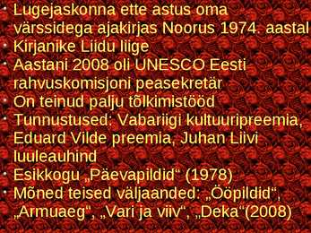 Luuleesitus #3
