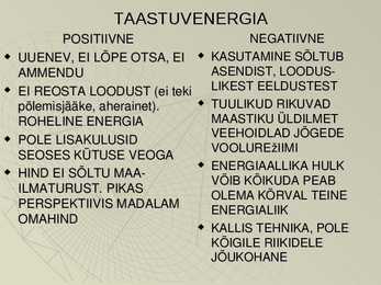 Energiamajandus #17