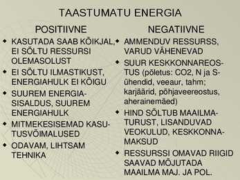 Energiamajandus #18