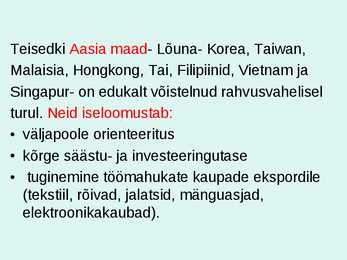 Rahvusvaheline kaubandus #13