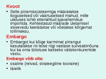 Rahvusvaheline kaubandus #21