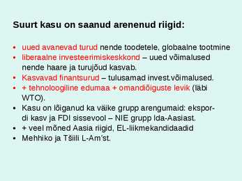 Rahvusvaheline kaubandus #7