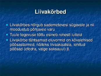 Kõrbete tüübid #12