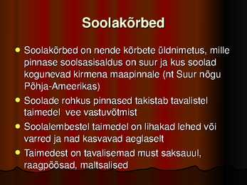 Kõrbete tüübid #14