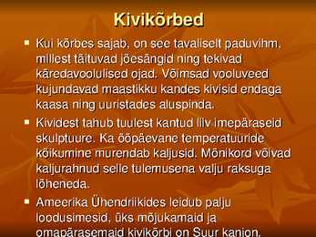 Kõrbete tüübid #20