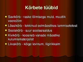 Kõrbete tüübid #4