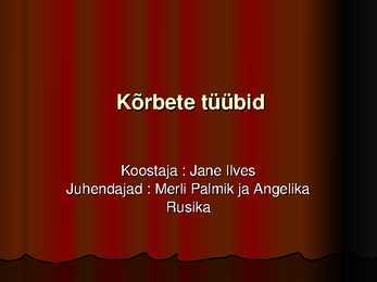 Kõrbete tüübid