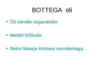 Kuldvillak renessansi kohta #8