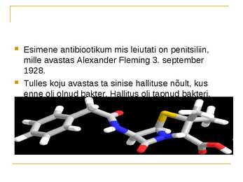 Antibiootikumide mõju inimorganismile #3