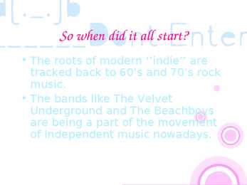Independent music #3
