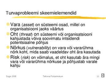 Andmeturve üldosa #11