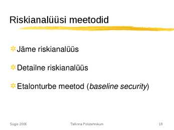 Andmeturve üldosa #18