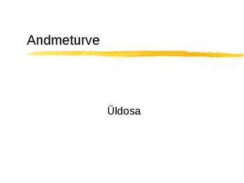 Andmeturve üldosa