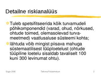 Andmeturve #2