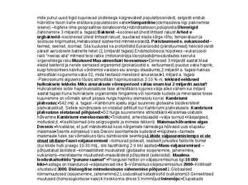 Bioloogiline mitmekesisus-Mõisted #4
