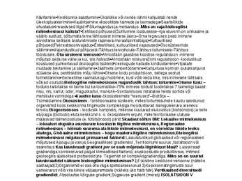 Bioloogiline mitmekesisus-Mõisted #5